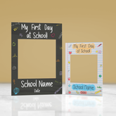 Customisable First Day at School Selfie Frame